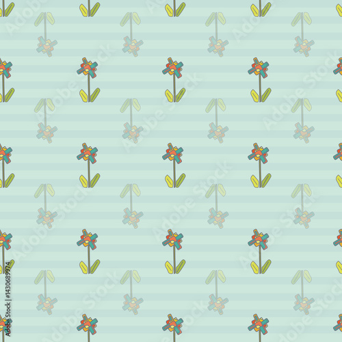 Geometric hand draw surface design pattern