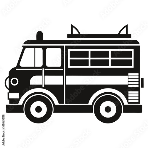 fire truck vector illustration