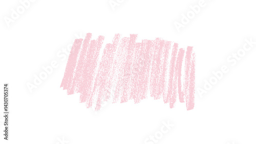 Color Crayon Scribble Textures, Hand Drawn Colorful Pastel Strokes on White Background.