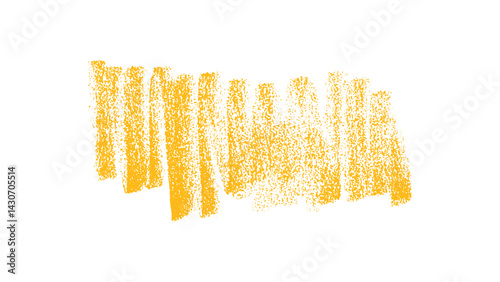 Color Crayon Scribble Textures, Hand Drawn Colorful Pastel Strokes on White Background.