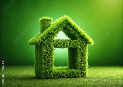 Green Housing, Energy Efficient Homes, Modern Architecture, Sustainable Real Estate, Eco-Friendly Property, 3D Render
