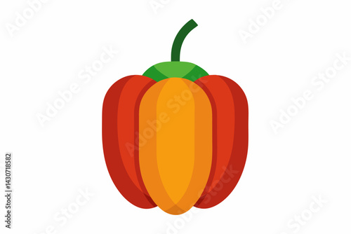 red hot chili pepper vector illustration 
