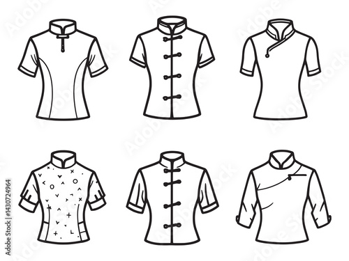 cheongsam line art stunning modern take on classic chinese dress illustration