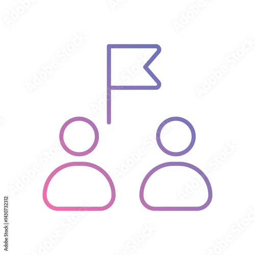 Diplomacy icon vector stock illustration