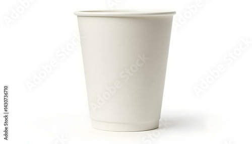 Wallpaper Mural paper cup isolated on white background Torontodigital.ca