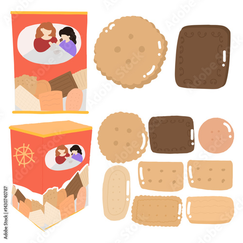 Indonesian bisquit or indonesia cookies at the eid mubarak celebration