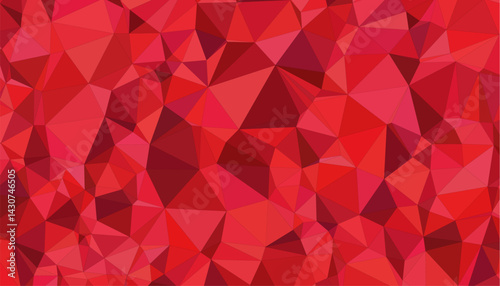 Colorful abstract geometric with triangular polygons