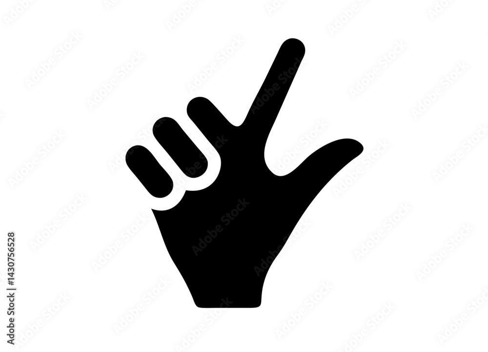Vector Illustration of a Hand Making an OK Gesture Vector Illustration of a Hand Making an OK Gesture