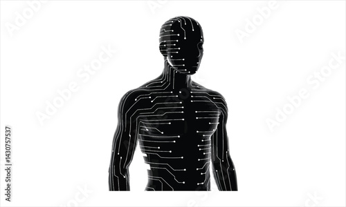 Cyborg Body with Circuitry