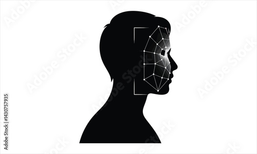 Fingerprint Scanner Silhouette