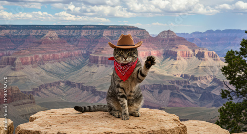 Cowboy Cat at Grand Canyon