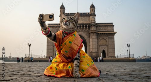 Bollywood Cat in Mumbai