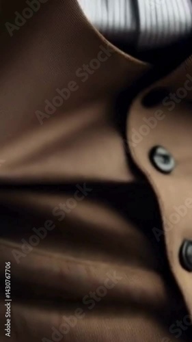 Old man's hand leaning on a cane	
