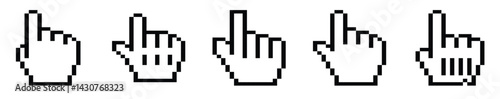 Mouse Over Vector Cursor Icons.