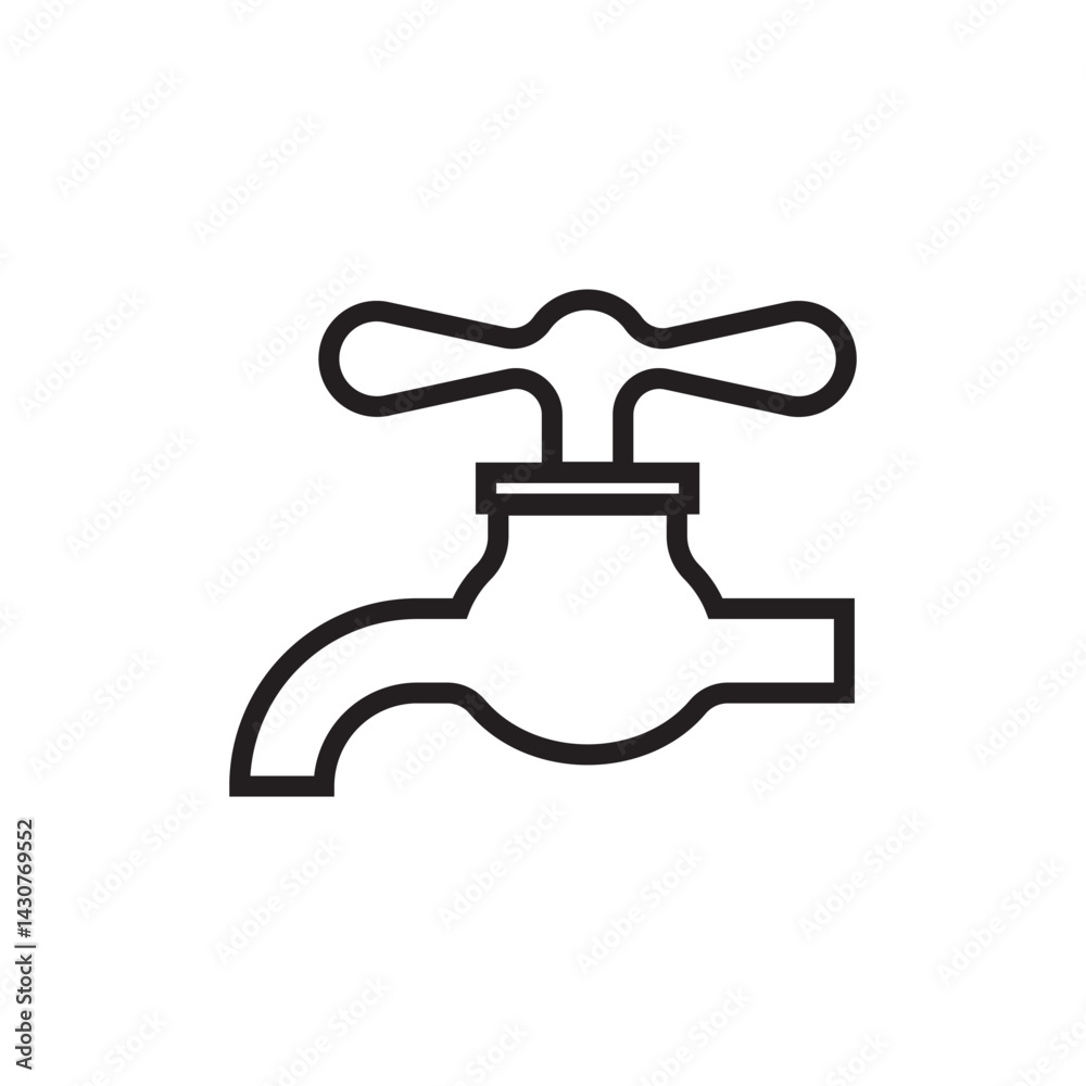 water faucet icon water faucet icon