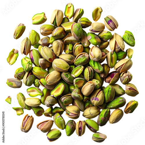 Wallpaper Mural Roasted Pistachios with Overhead View. Torontodigital.ca