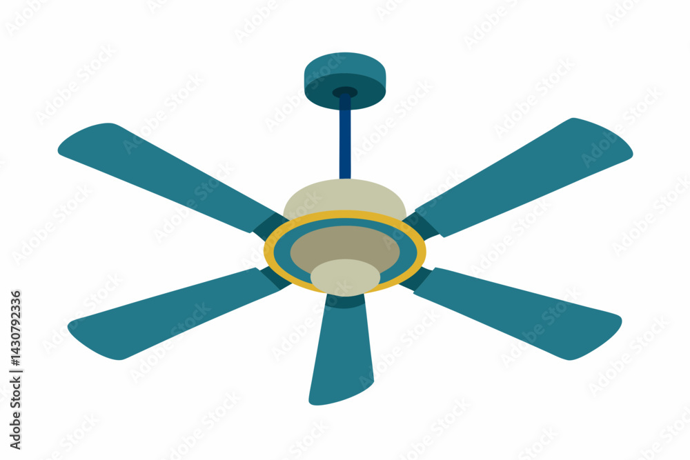 Obraz premium fan vector on white background