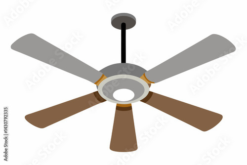 fan vector on white background