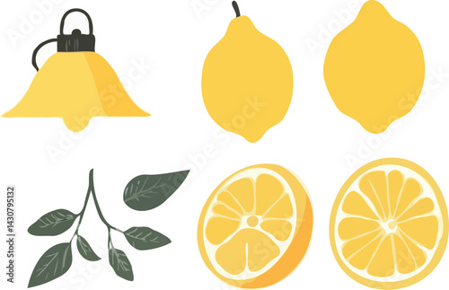 lemon vector art