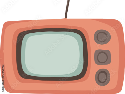 retro tv set