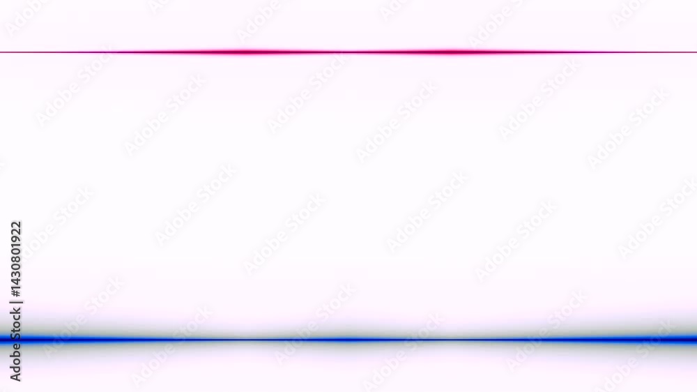 Long horizontal rectangular blue-violet lines of light, neon moving to form long frame lines. White background. Space for your own content. Long horizontal rectangular blue-violet lines of light, neon moving to form long frame lines. White background. Space for your own content.