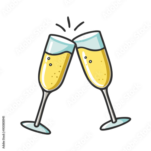 champagne glass Copy icon, champagne glass Copy vector illustration-simple illustration of champagne glass Copy, perfect for champagne glass Copy logos and icons