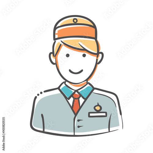 concierge icon, concierge vector illustration-simple illustration of concierge, perfect for concierge logos and icons