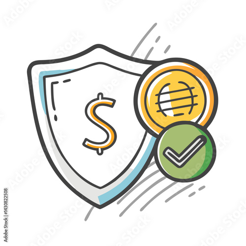 defensive stocks icon, defensive stocks vector illustration-simple illustration of defensive stocks, perfect for defensive stocks logos and icons