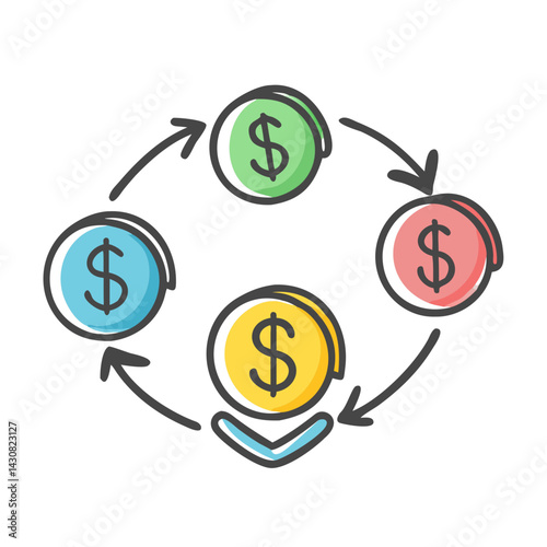 diversification icon, diversification vector illustration-simple illustration of diversification, perfect for diversification logos and icons