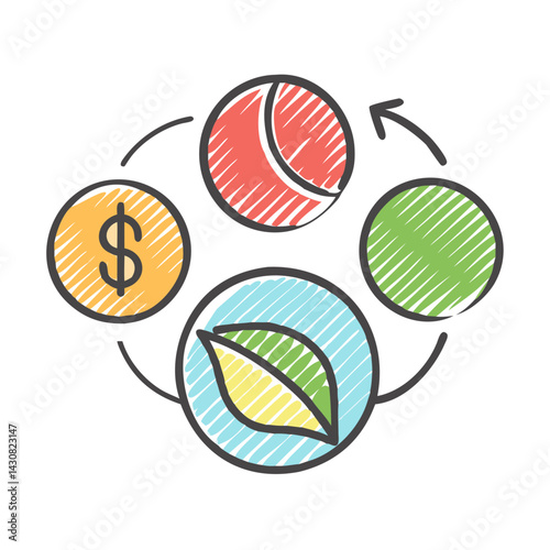 diversification icon, diversification vector illustration-simple illustration of diversification, perfect for diversification logos and icons