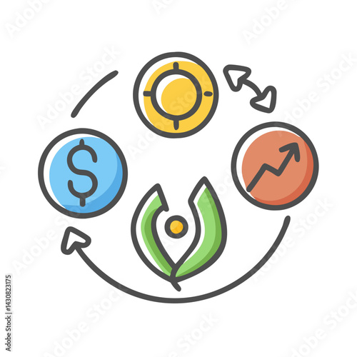 diversification icon, diversification vector illustration-simple illustration of diversification, perfect for diversification logos and icons