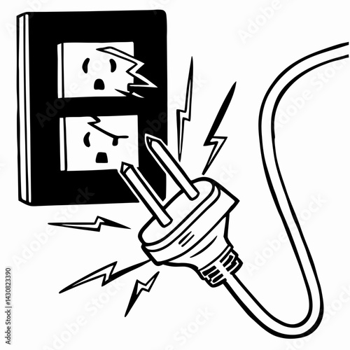 Power outlet Electrical Engineer Vector Art