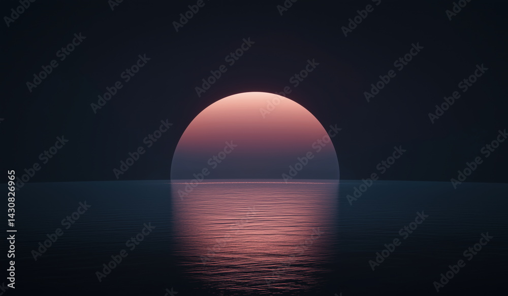 sunset over the ocean