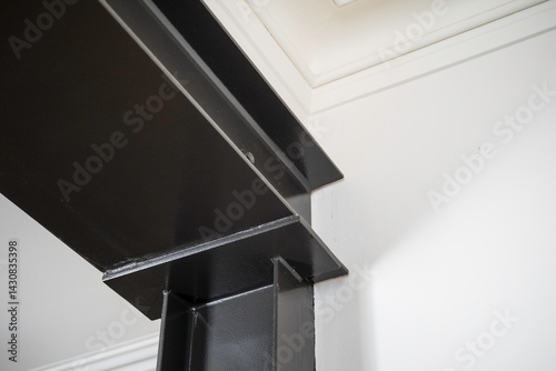 Steel Beam Vault – Exposed I-Beams in Industrial Architecture