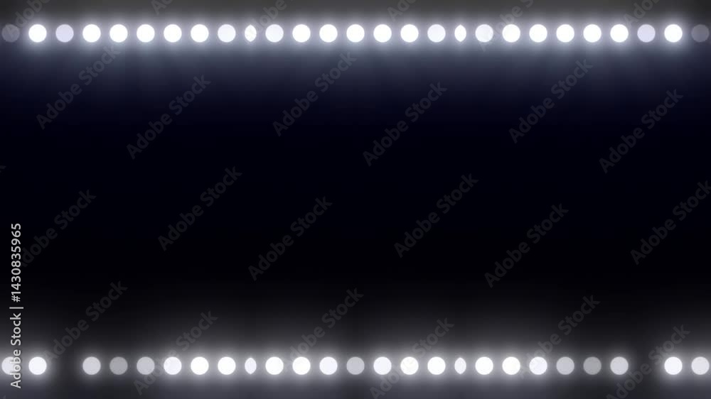 Bright Lights on a Black Background