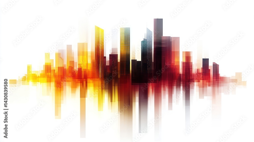 Abstract city skyline Abstract city skyline