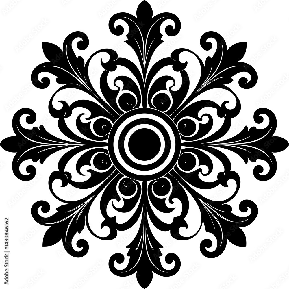 Baroque-swirl-decor vector design with decorative swirls for creative digital use. Baroque-swirl-decor vector design with decorative swirls for creative digital use.