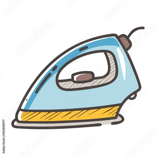 ironing icon, ironing vector illustration-simple illustration of ironing, perfect for ironing logos and icons