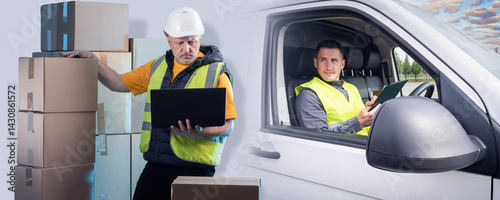 Logistics company employees...