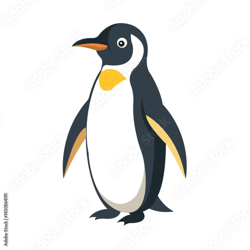  Penguin – Flat Vector Wildlife Illustration