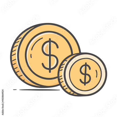 penny stocks icon, penny stocks vector illustration-simple illustration of penny stocks, perfect for penny stocks logos and icons