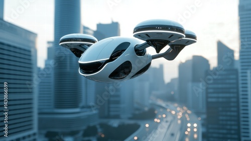 Cities of the future with fully autonomous drone delivery services