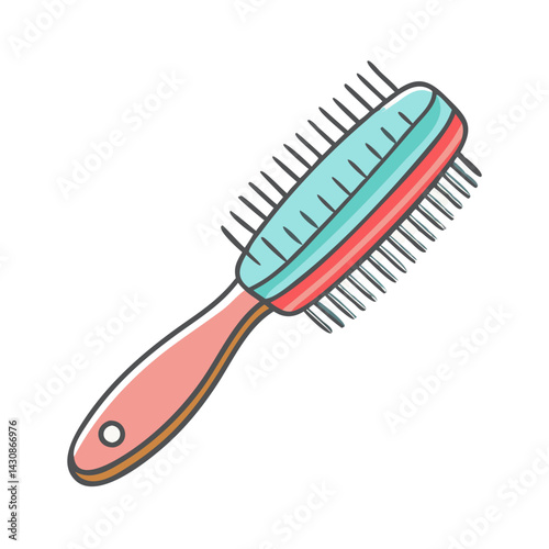 pet grooming comb icon, pet grooming comb vector illustration-simple illustration of pet grooming comb, perfect for pet grooming comb logos and icons