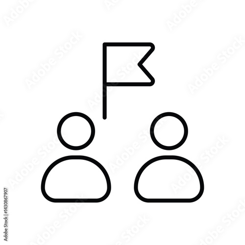 Diplomacy icon vector stock illustration
