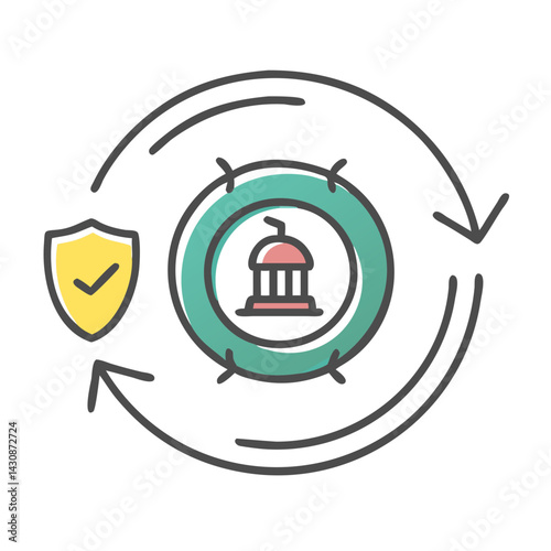 policy reform icon, policy reform vector illustration-simple illustration of policy reform, perfect for policy reform logos and icons
