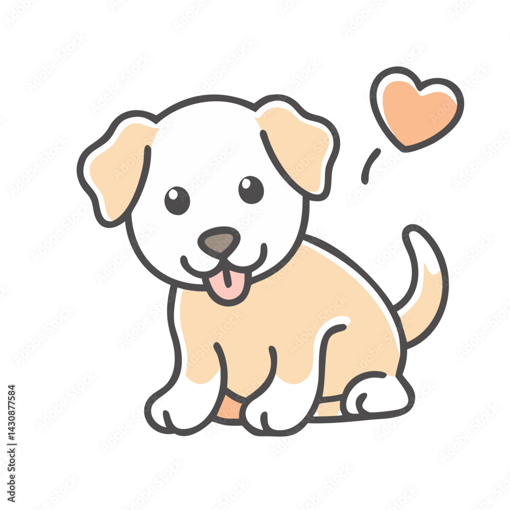 puppy icon, puppy vector illustration-simple illustration of puppy, perfect for puppy logos and icons puppy icon, puppy vector illustration-simple illustration of puppy, perfect for puppy logos and icons
