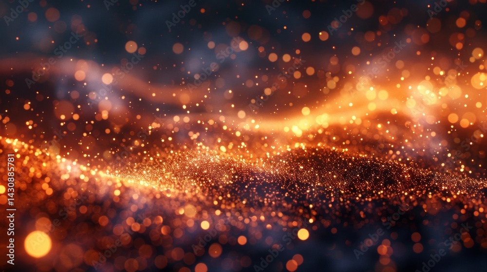 Orange glitter background featuring sparkling flecks in varying shades of orange and copper, creating a fiery and energetic vibe. Dynamic design concept Orange glitter background featuring sparkling flecks in varying shades of orange and copper, creating a fiery and energetic vibe. Dynamic design concept