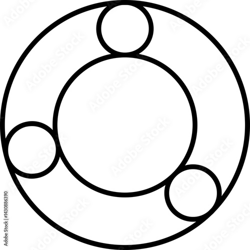 Circle Packing Icon