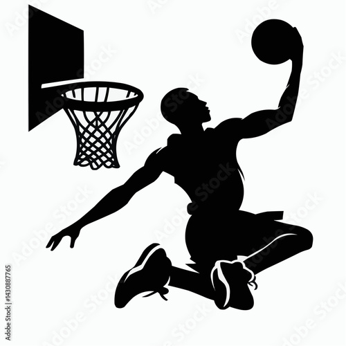 basketball player silhouette