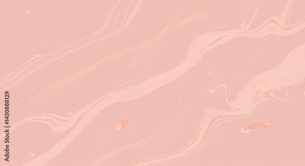 Fototapeta premium Peach Marble Swirl